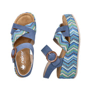 Rieker 69469-14 Navy Sandals