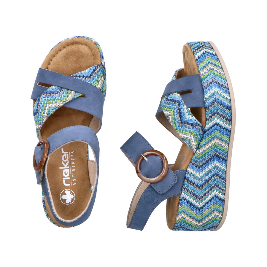 Rieker 69469-14 Navy Sandals