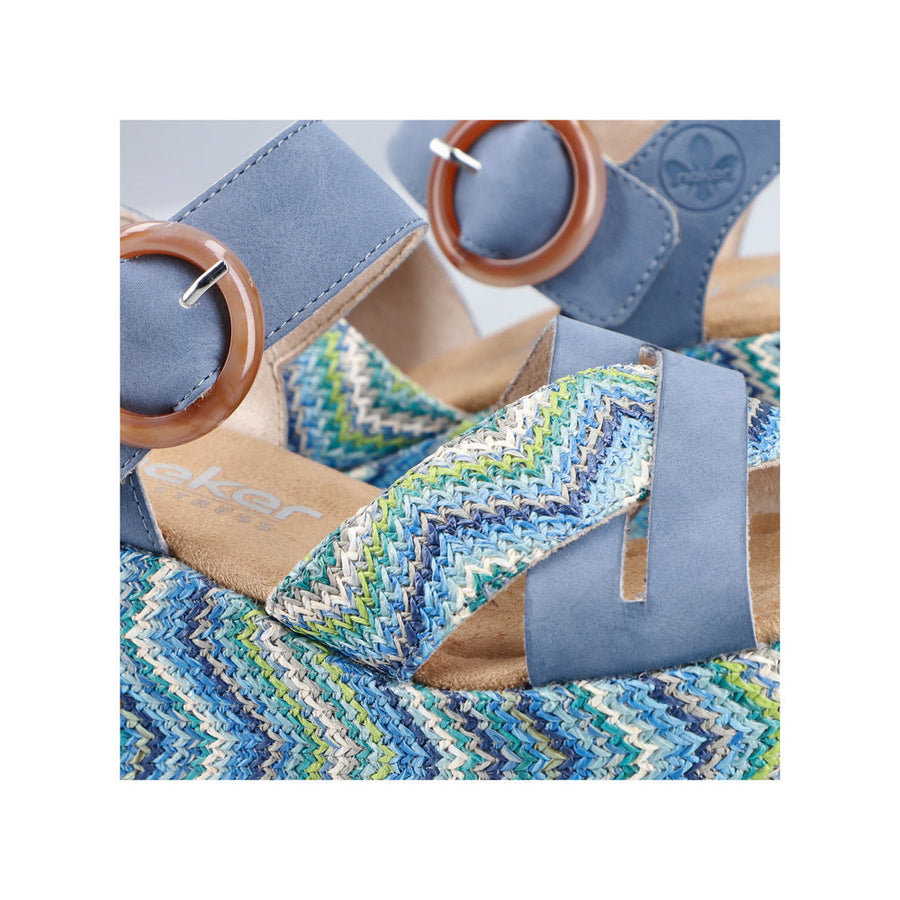 Rieker 69469-14 Navy Sandals