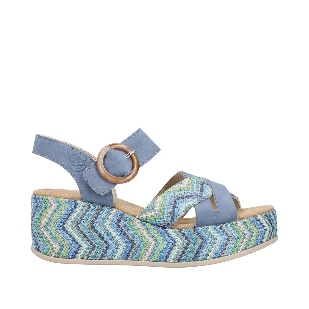 Rieker 69469-14 Navy Sandals