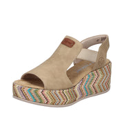 Rieker 69472-60 Beige Sandals