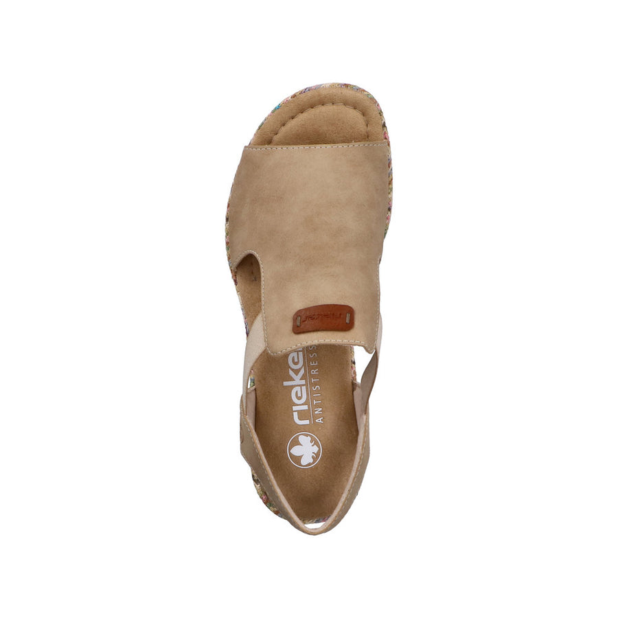 Rieker 69472-60 Beige Sandals