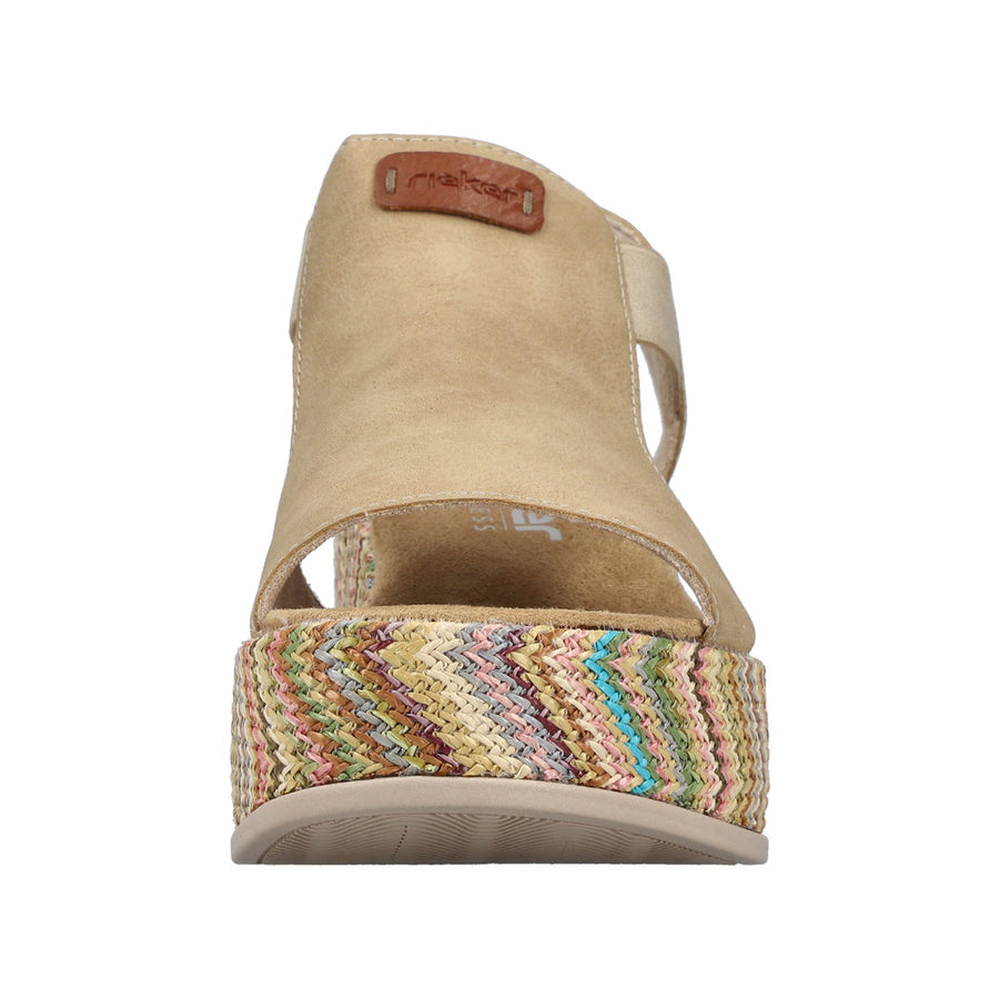 Rieker 69472-60 Beige Sandals
