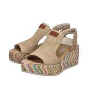 Rieker 69472-60 Beige Sandals