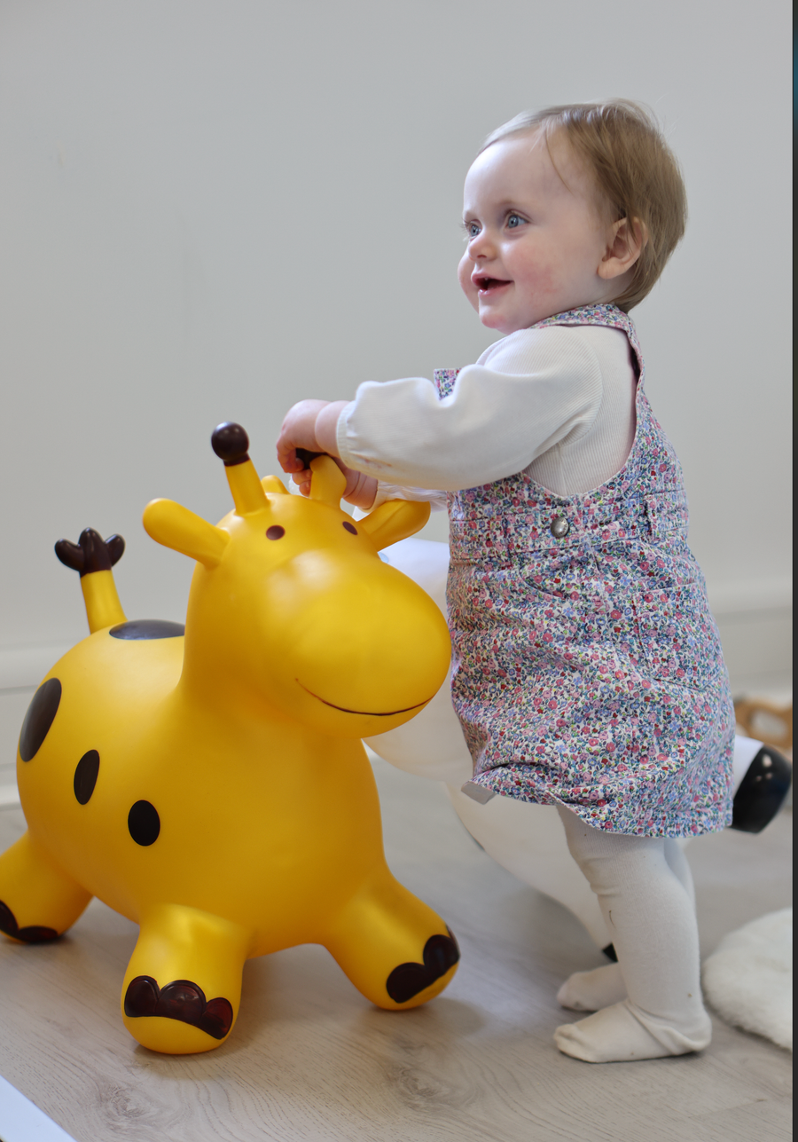 Happy Hopperz GOLD GIRAFFE - Space Hopper For Little People