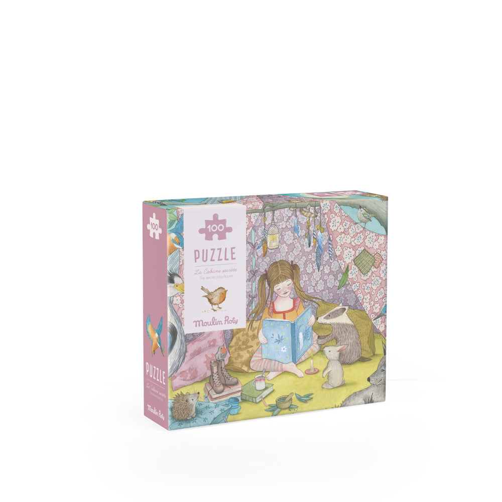 Moulin Roty The Secret Playhouse Puzzle (100 pcs) Les Rosalies 710440