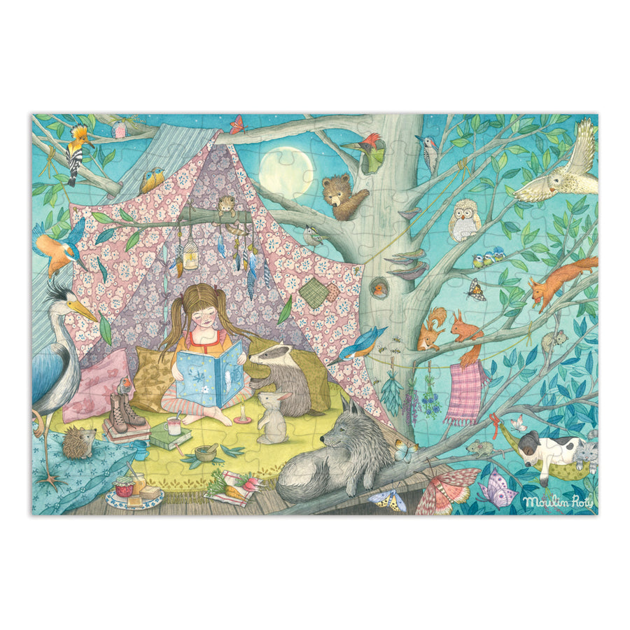 Moulin Roty The Secret Playhouse Puzzle (100 pcs) Les Rosalies 710440