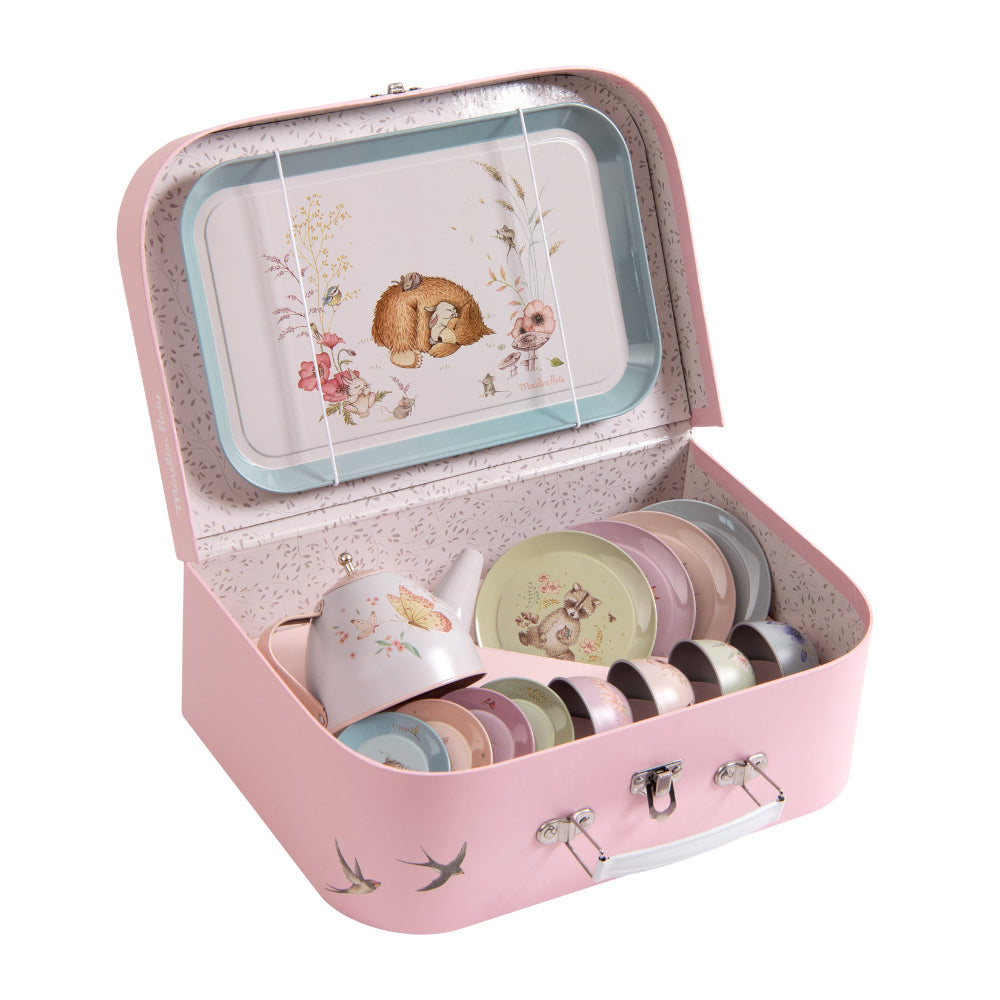 Moulin Roty Metal Tea Set Les Rosalies 710538