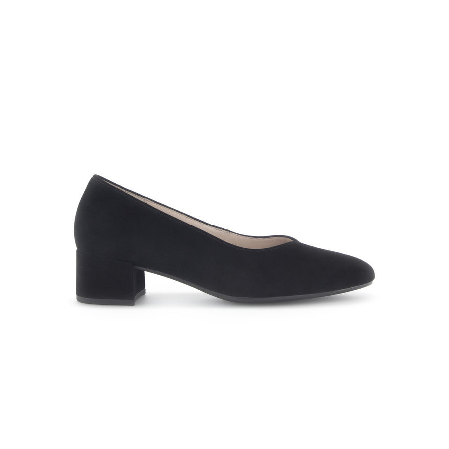 Gabor Dixie 71.431.17 Black Suede Shoes