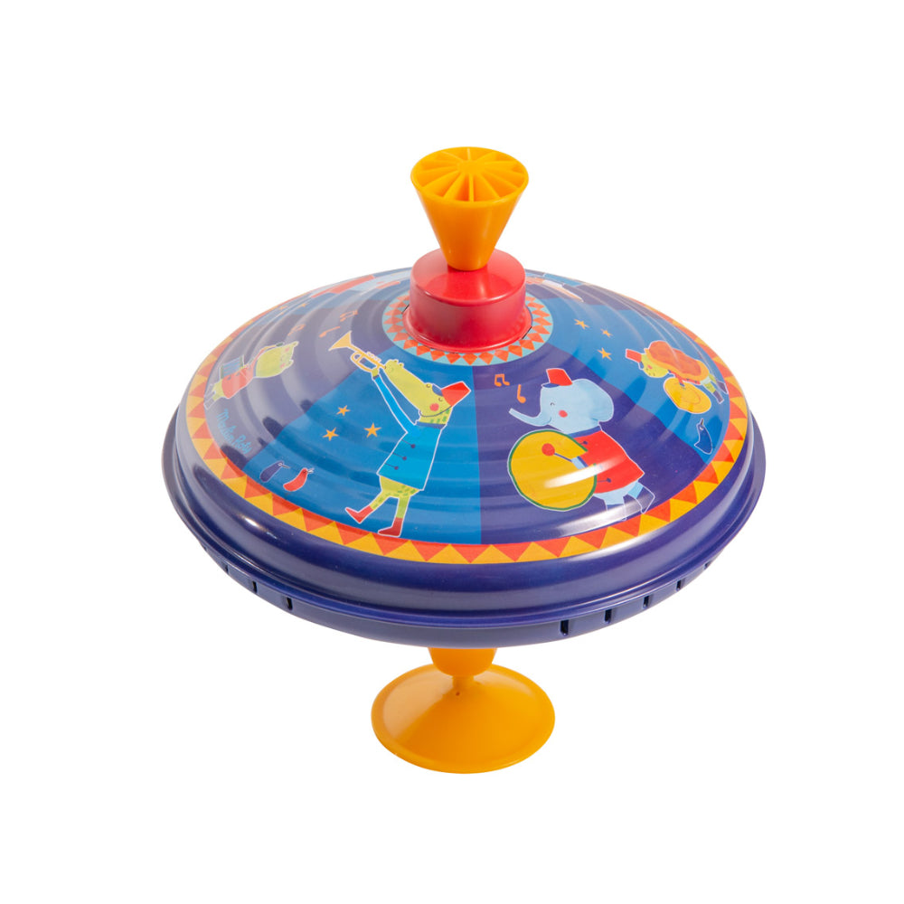 Moulin Roty Large Fanfare Spinning Top Les Jouets Métal 720361