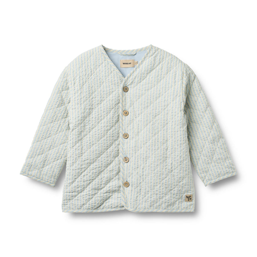 Wheat Quilt Jacket Saxo - 7239-430 9664 Summer Sky Stripe (Baby)