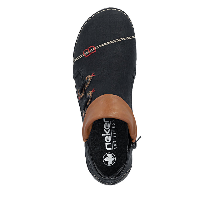Rieker 72581-00 Black Zip up Boots