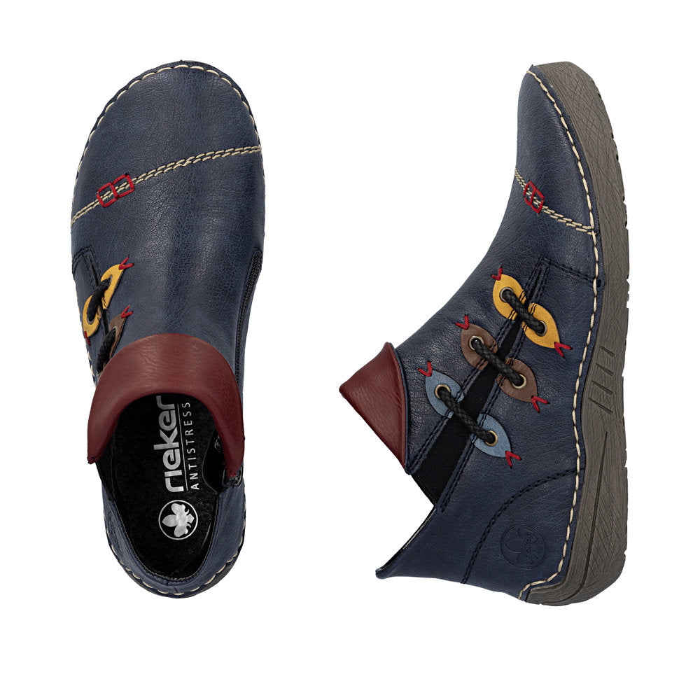 Rieker 72581-14 Womens Navy Boots