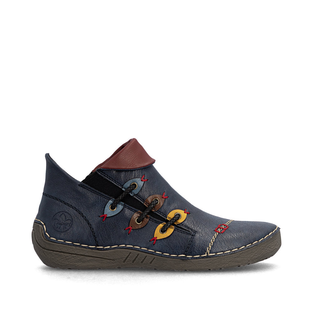Rieker 72581-14 Womens Navy Boots