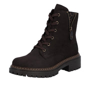 Rieker 72617-25 Espresso Brown Lace up Boots