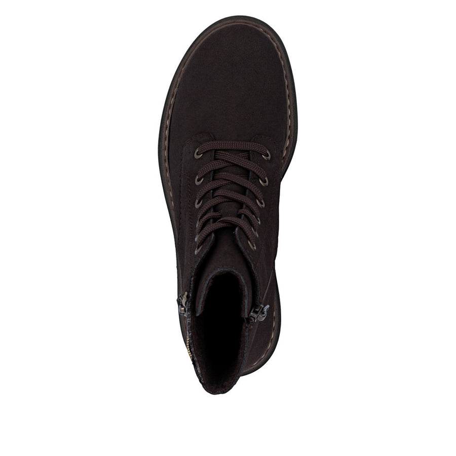 Rieker 72617-25 Espresso Brown Lace up Boots