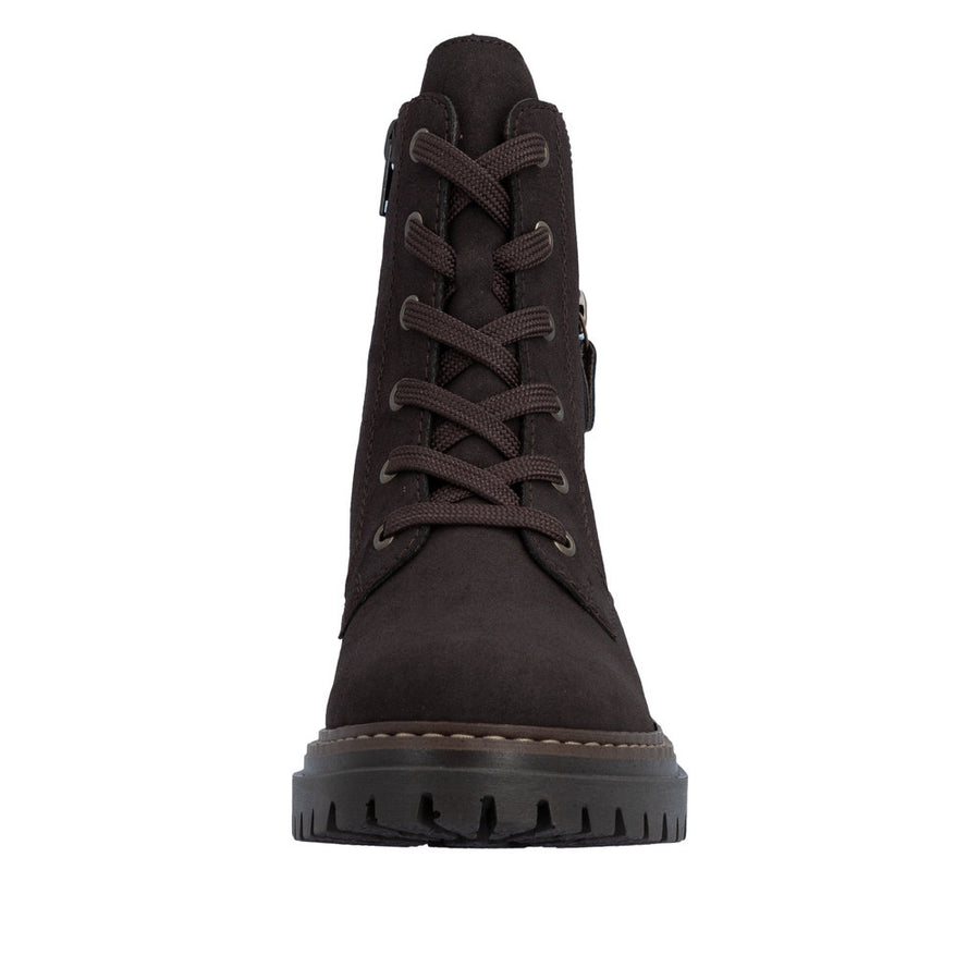 Rieker 72617-25 Espresso Brown Lace up Boots