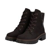 Rieker 72617-25 Espresso Brown Lace up Boots