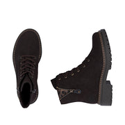 Rieker 72617-25 Espresso Brown Lace up Boots