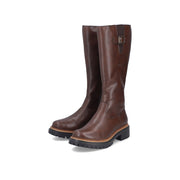 Rieker 72694-25 Womens Warm Lined Long Leg Brown Boots