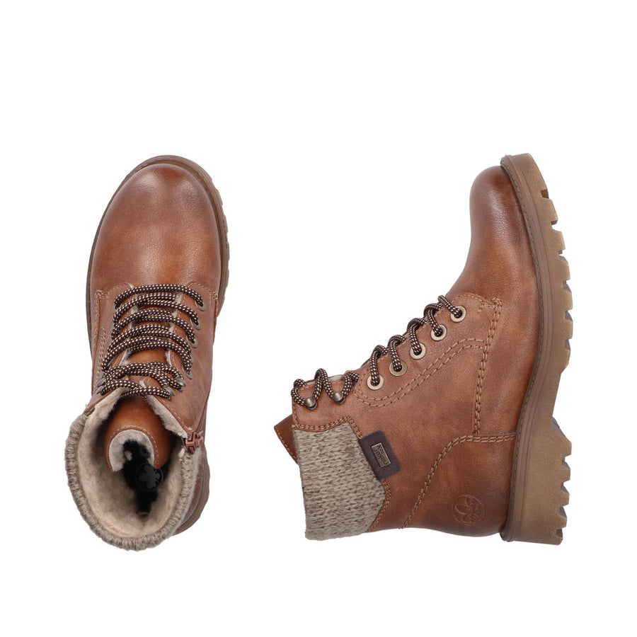 Rieker 73220-24 Tan Waterproof  Boots