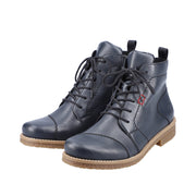 Rieker 73500-14 Navy Lace up Boots