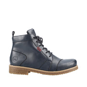 Rieker 73500-14 Navy Lace up Boots