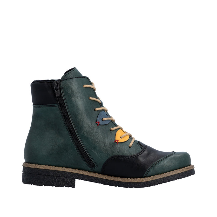 Rieker 73510-90 Peacock Blue Boots