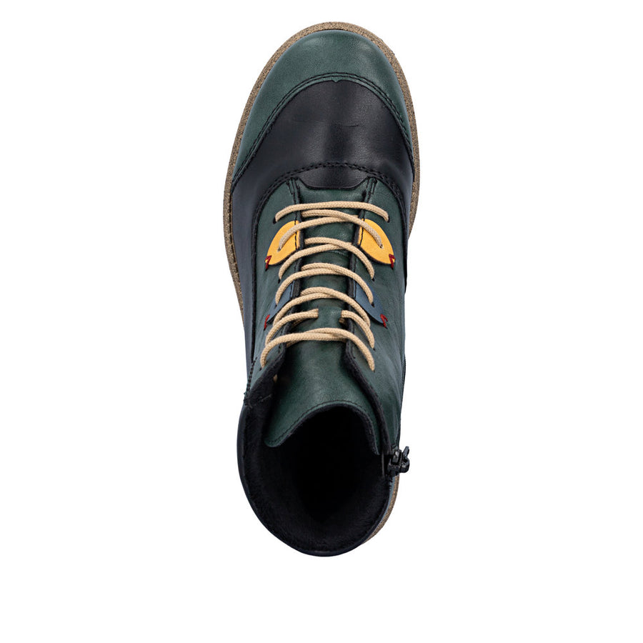 Rieker 73510-90 Peacock Blue Boots