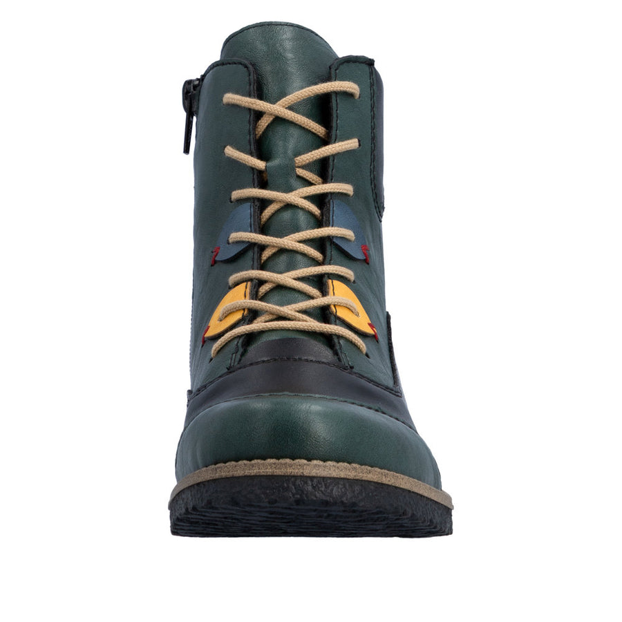 Rieker 73510-90 Peacock Blue Boots