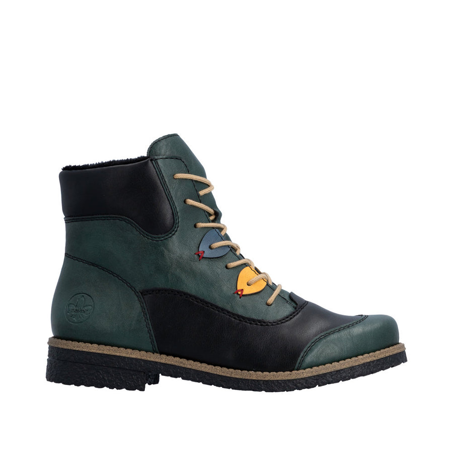 Rieker 73510-90 Peacock Blue Boots