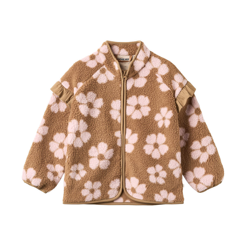 Wheat 7372-903R GRS Fleece Jacket Ellena 9788 Warm Hazel Flowers