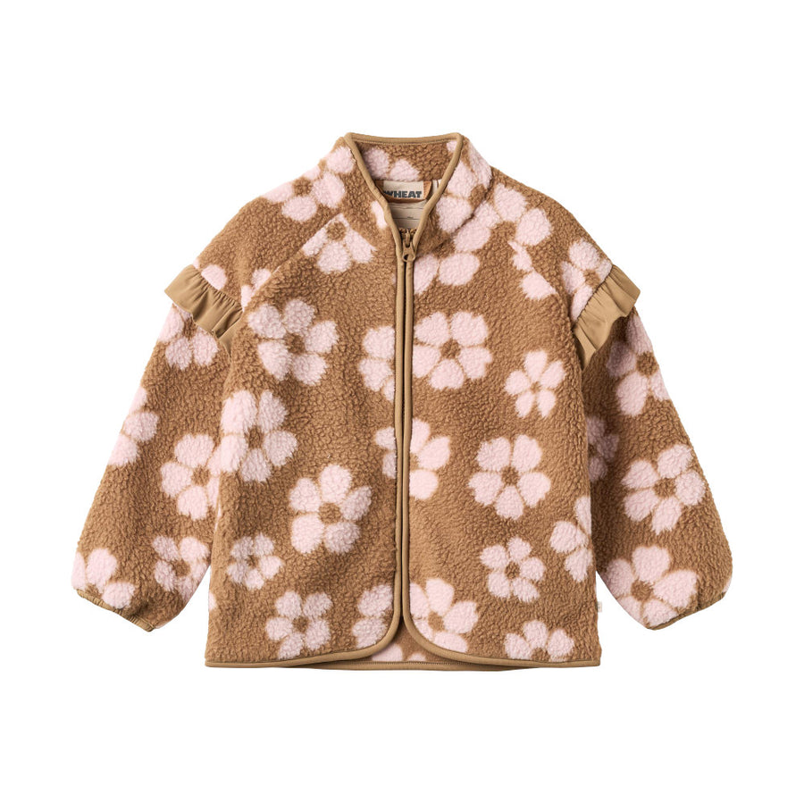 Wheat 7372-903R GRS Fleece Jacket Ellena 9788 Warm Hazel Flowers