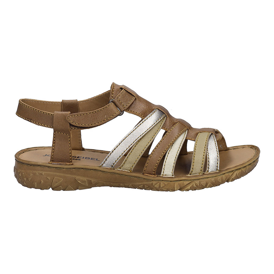 Josef Seibel Ivy 02 Brown Leather Sandals