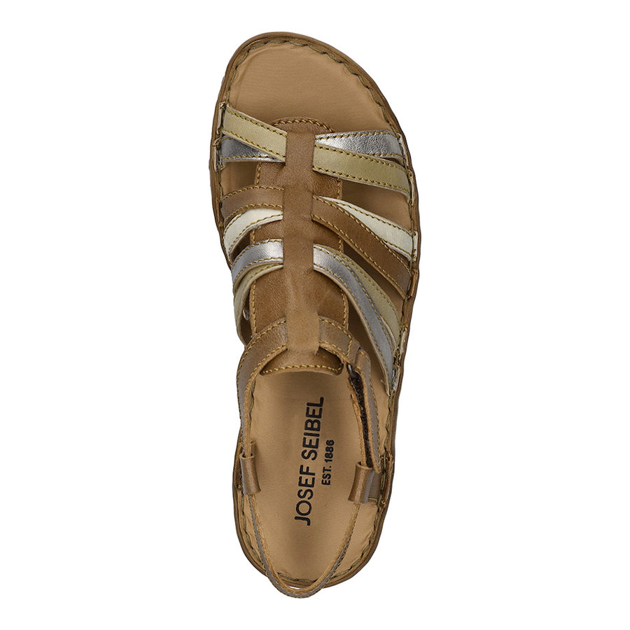 Josef Seibel Ivy 02 Brown Leather Sandals