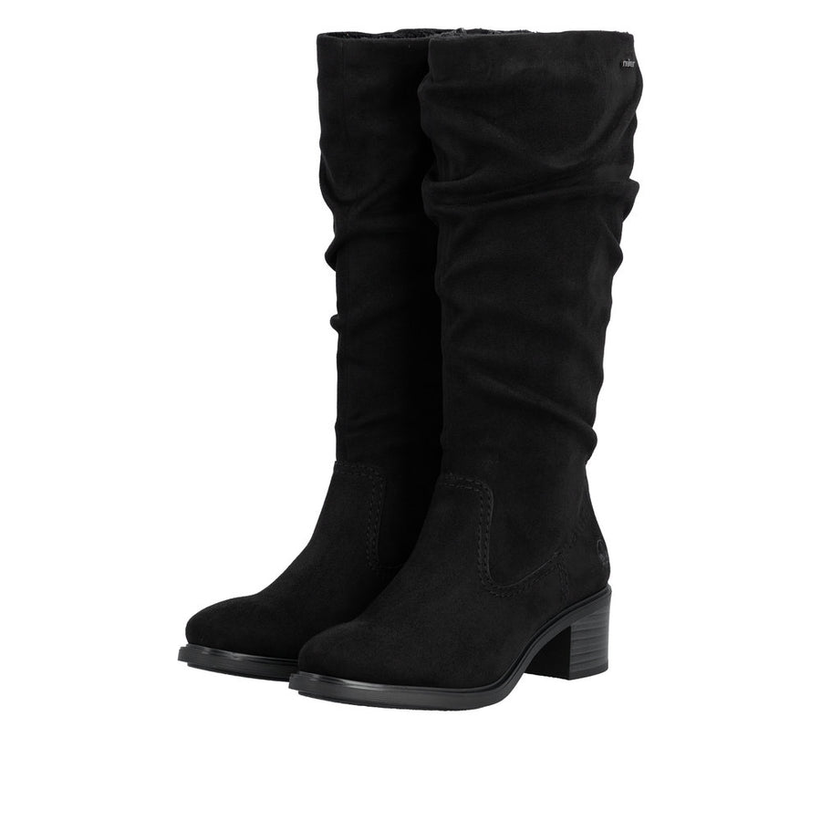 Rieker 74192-00 Black Boots