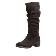 Rieker 74192-25 Brown Microstretch Long Boots