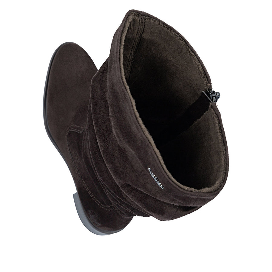 Rieker 74192-25 Brown Microstretch Long Boots