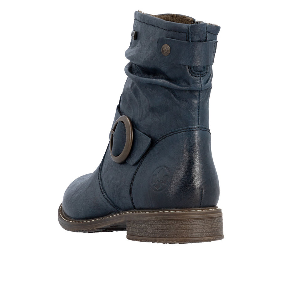 Rieker 74857-14 Navy Waterproof Boots