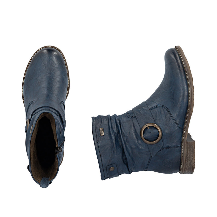 Rieker 74857-14 Navy Waterproof Boots