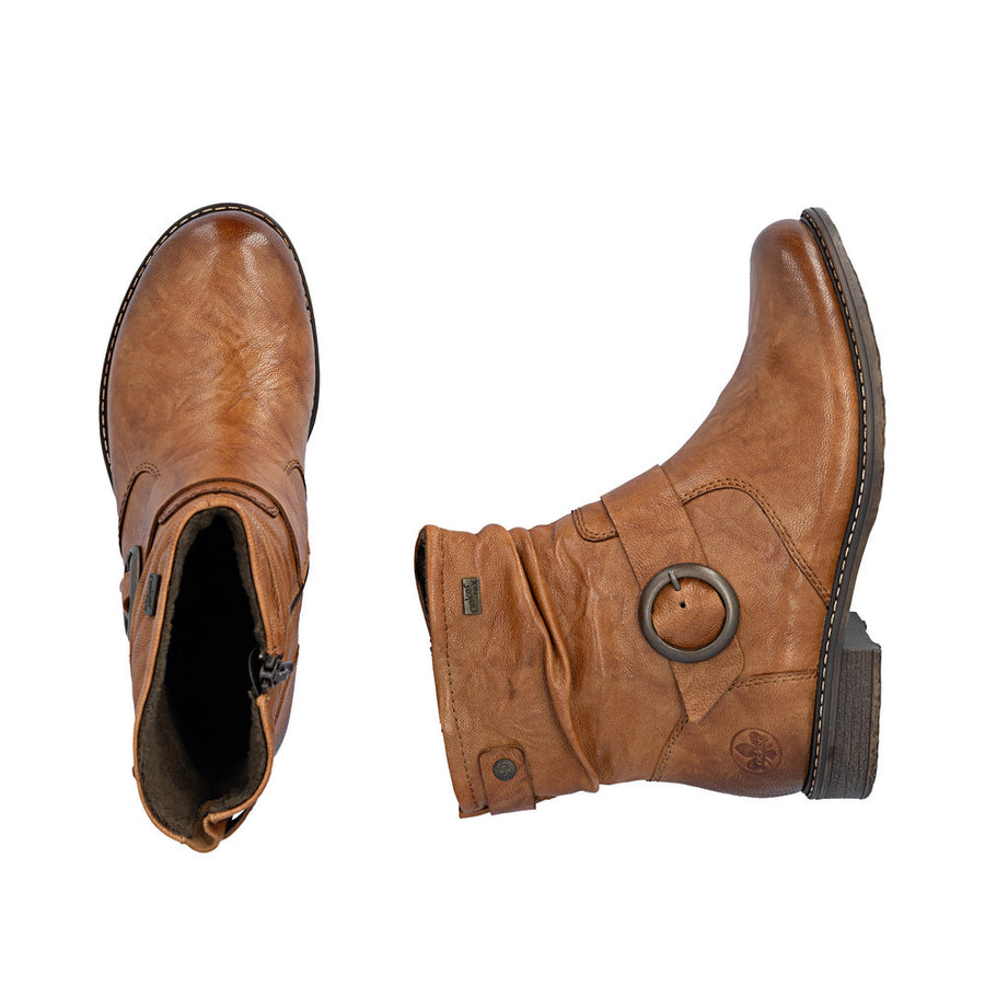 Rieker 74857-22 Brown Waterproof Boots
