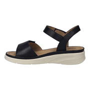 Josef Seibel Sevran 01 Black Leather Sandals