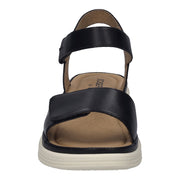 Josef Seibel Sevran 01 Black Leather Sandals