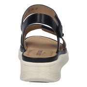 Josef Seibel Sevran 01 Black Leather Sandals