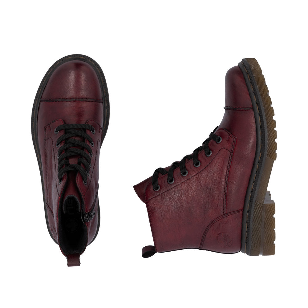 Rieker 78202-35 Womens Wine Boots