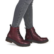 Rieker 78202-35 Womens Wine Boots