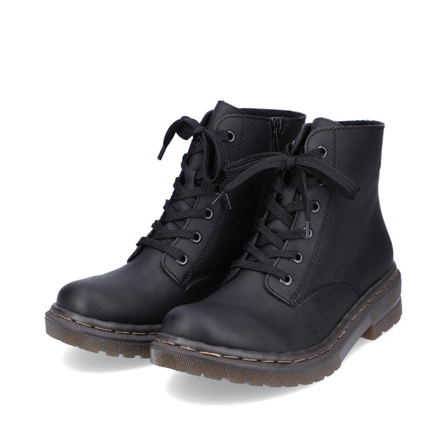 Rieker 78240-00 Womens Black Boots