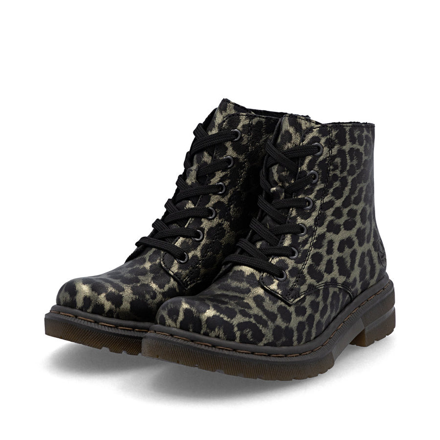 Rieker 78240-90 Womens Leopard Print Boots
