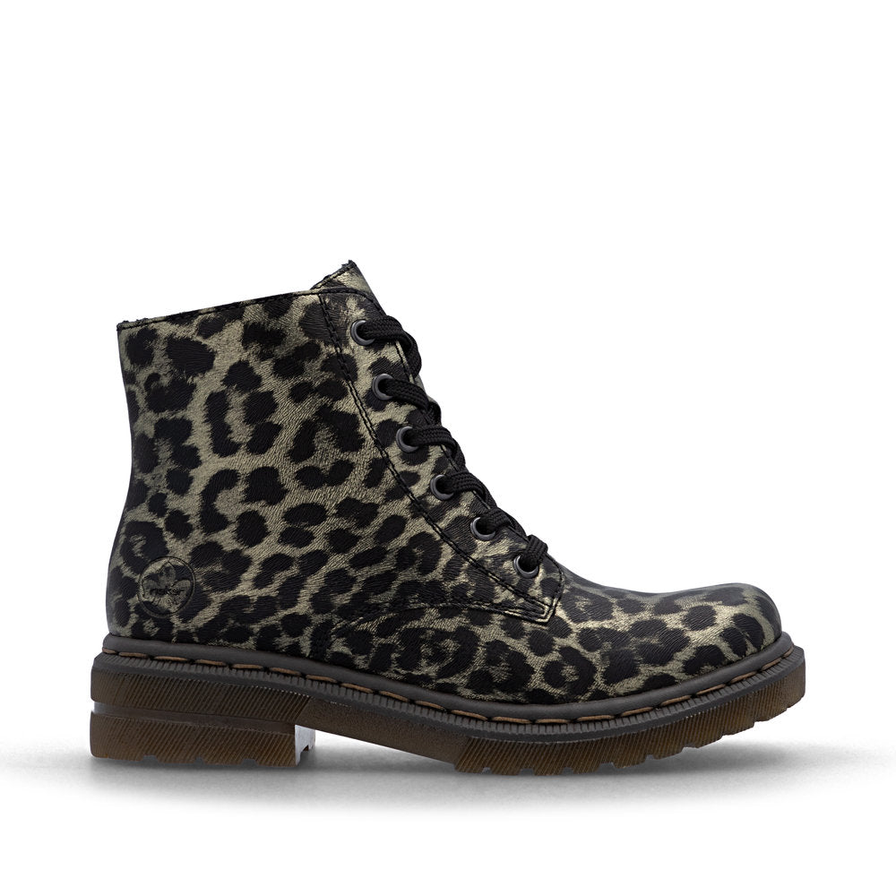 Rieker 78240-90 Womens Leopard Print Boots