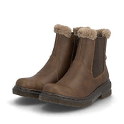 Rieker 78250-22 Womens Warm Lined Brown Boots